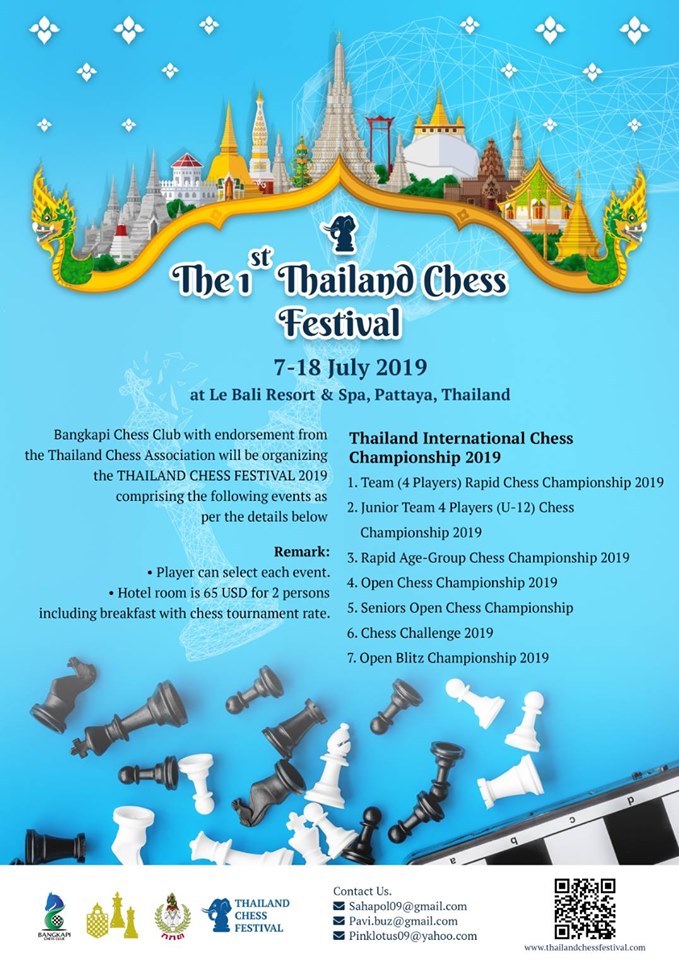 1st Thailand Chess Festival Bangkok Chess Club